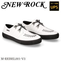 M-REBEL001-V3 VEGAN BLANCO, REBEL NEGRO