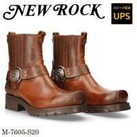 M.7605-S20 ALASKA CUERO, MOTORCYCLE MARRON