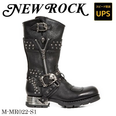 画像1: M.MR022-S1 BUFALO NEGRO, ITALI NEGRO, MOTOROCK NEGRO ACERO