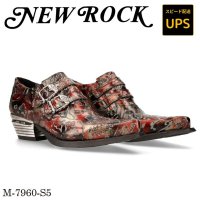 M.7960-S5 VINTAGE-2 FLOWER ROJO, WEST NEGRO ACERO T.DALLAS