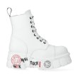 画像2: M.MILI083C-S65 VEGAN BLANCO , TOWER BLANCO PRINT-2 (ROJO-NEGRO) ( sin metales )