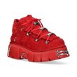 画像3: M-106-C141 NOBUCK ROJO, TOWER ROJO PALADIO, puntera, trasera, lateral