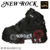 画像: M-WALL009-C12 CRUST NEGRO, TANK CASCO NEGRO PRINT 1 sin herrajes