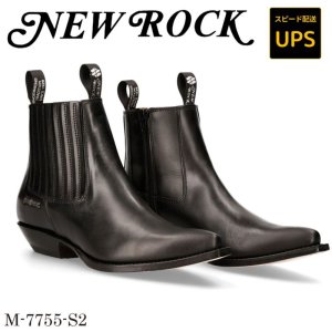 画像: M-7755-S2 ITALI NEGRO, SUELA CANTO NEGRO