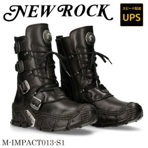 画像: M-IMPACT013-S1 CRUST NEGRO, IMPACT NEGRO LATERAL Y PIN TRASERO