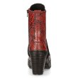 画像6: M-TRCASCO007-V4 ECO VEGAN PITON ROJO, TRCASCO NEGRO